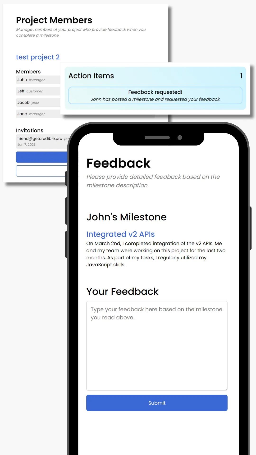 feedback screenshot